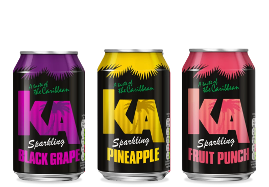 Image of three KA cans.