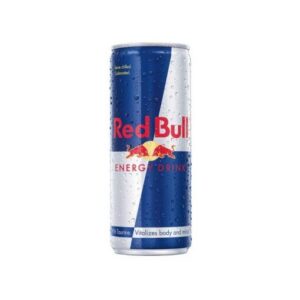Image of a can of Red Bull.
